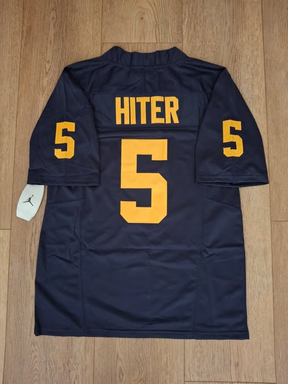 Savion Hiter Navy Jersey vapor Stitched